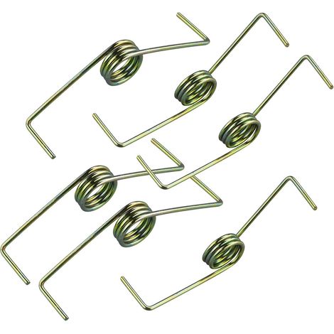 Lot de 5 ressorts de serrage en métal Bronze Ton Acier Ressort de compression Sécateur Accessoires Outil Cric Poignée hydraulique Épaississement Ressort de torsion Pièces de rechange (1/5)