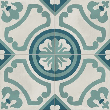 Carrelage sol / mur effet ciment vieilli 20x20 cm TERRA ART GIGLIO O.C (vendu par boite de 1,20m2) (1/3)