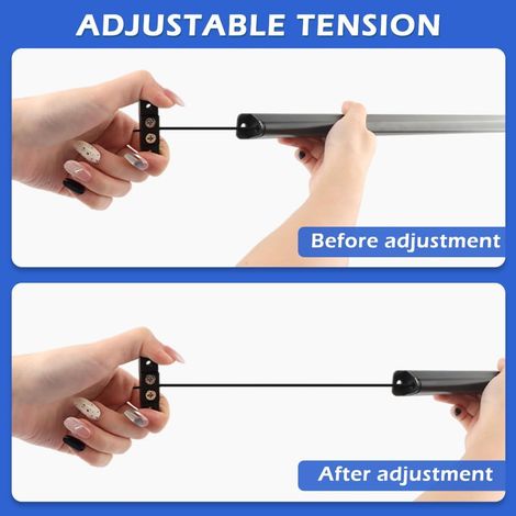 Irovami Ferme-porte pour moustiquaire de camping-car Réglable, aluminium – Installation sans outil, compatible universelle (1/3)