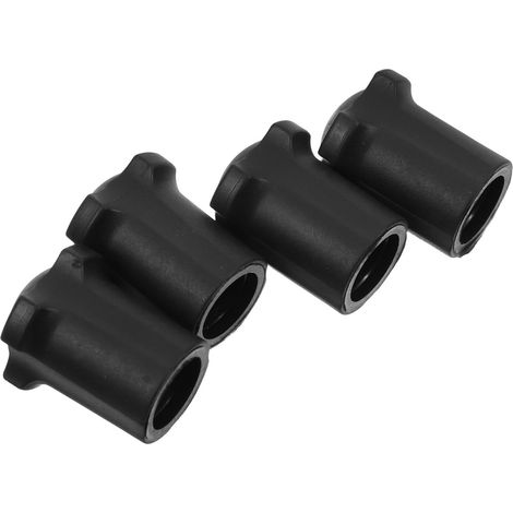 4 Pièces Embouts de Pieds pour Chaise Pliante Noire, Protection Antidérapante et Résistante à l'usure, Adaptés pour Chaise de Camping Portable et Usage Intérieur (1/5)
