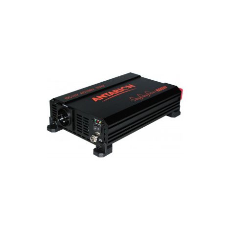 Convertisseur de tension pur sinus 600W 12V/230V – Commande déportée 5m – Puissance stable pour camping-car et applications mobiles – Antarion (1/2)