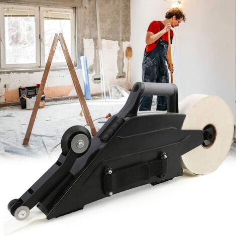 Outil De Rubanage Noir Banjo Pour Cloison Sèche Avec Roue À Rouleaux D'angle Intérieur Réversible - Kit De Construction De Joint De Calfeutrage Pour Plaque De Plâtre - Ensemble De Finition Po (1/5)