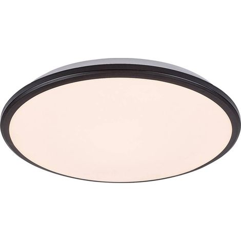 Plafoniera LED Rabalux Engon rotonda nera 48cm 45W (1/5)