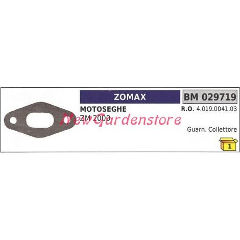 Guarnizione collettore ZOMAX decespugliatore ZM 2000 029719