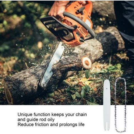 Fdit Ensemble de chaîne de guide de tronçonneuse pour Husqvarna Ensemble d'accessoires de rechange pour chaîne de guide-chaîne (1/4)