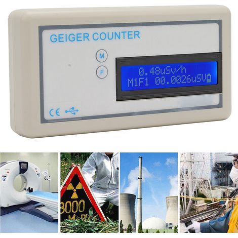 3,7-V-Geigerzähler zum Nachweis radioaktiver Kernstrahlung auf Marmor, Fliesen und Mineralien (1/5)