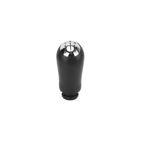 Accessoire de personnalisation pour pommeau de levier de vitesses CLIO III 20052009 Argent Noir 5 rapports
