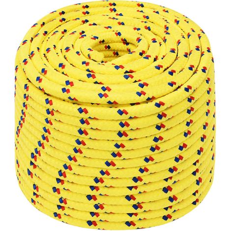 Maison Exclusive - Bootsseil Gelb 12 mm 50 m Polypropylen (1/5)