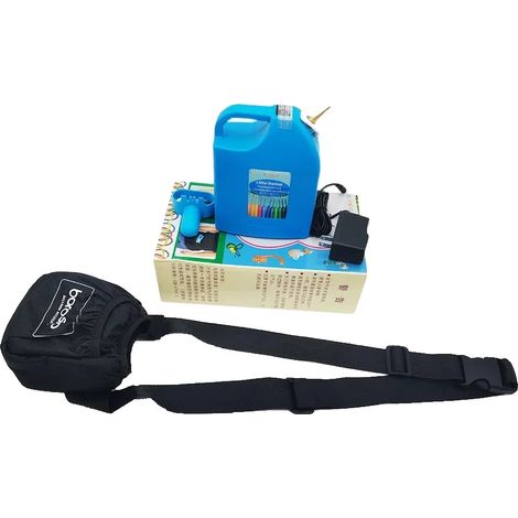Pompe à Ballon, Gonfleur Électrique, Batterie Rechargeable, Bleu, 10inch, PRISE EU (1/2)