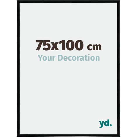 yd. - Cadre photo 75x100 - Noir Brillant - Plastique - Annecy