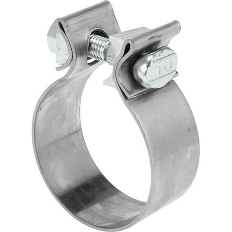 Collier De Serrage De Tuyau D'Échappement 1pc Pour Voiture, 60x30mm, Pour Voiture Camion SUV, Résistant Aux Hautes Températures, Facile À Installer Sans Soudure (1/5)