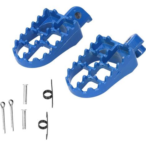Paire de repose-pieds en aluminium repose-pieds repose-pieds pour Yamaha PW50 PW80 TW200 TTR90 TTR90E Dirt Bike Motocross (1/5)