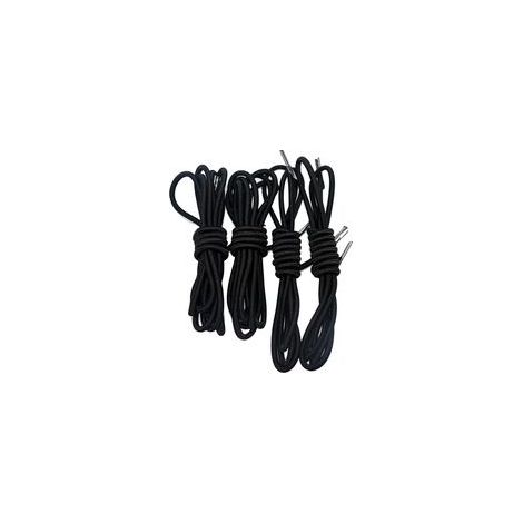 Remplacement Élastique pour Transat Jardin Kit Réparation Universel Cordon Elastique Chaise Longue Fauteuil Relax Zéro Gravité (Noir)