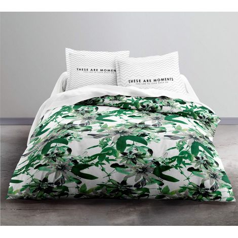Parure HC4 : Housse de Couette 240x260 + 2 Taies d’Oreiller 100% Coton (1/2)