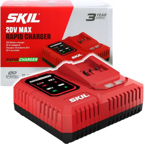 Skil 8719643002211 Schnellladegerät 20V Max schwarz (1/3)