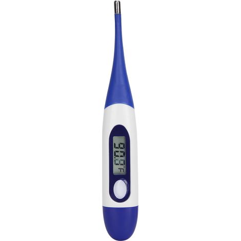Thermomètre professionnel portable pour animaux de compagnie et d'élevage (porcs, animaux) avec affichage LED (1/5)