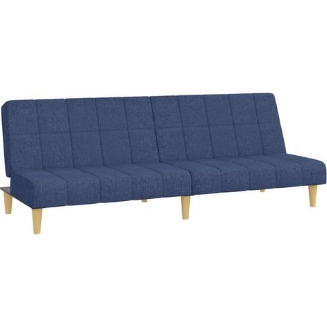 Canapé-lit，Canapé convertible à 2 places bleu tissu CFW56334 (1/5)