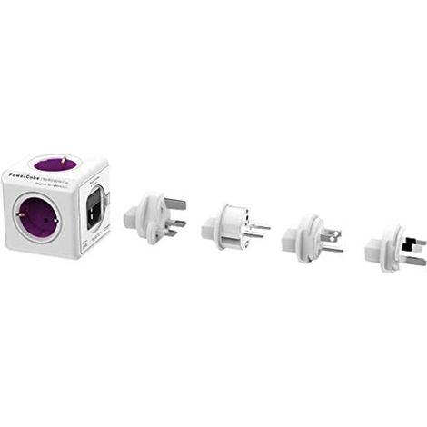 Rewirable 4 austauschbare Stecker lila (1/2)