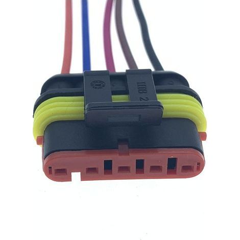 Connecteur automobile étanche 5 broches 282107-1/282089-1AMP prise HID DJ7051-1.5-11/21 prise simple