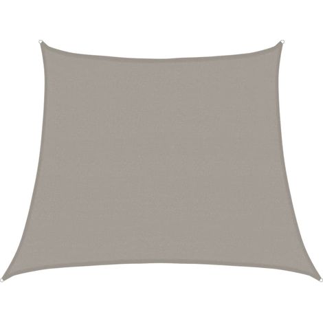 Maison Exclusive - Vela Parasole 160 g/m² Trapezio Grigio Chiaro 3/4x3 m in HDPE