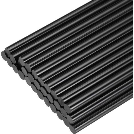 Bâtons de Colle Chaude Miniatures 6 Pouces x 0,27 Pouces à Forte Adhérence pour Pistolet à Colle, Noir, Lot de 30 Pièces (1/5)