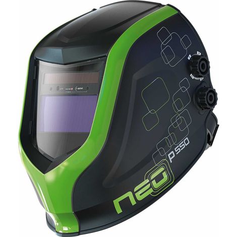 Automatik-Kopfschweißschirm - neo p550 grün -TC (1007.011) (1/2)