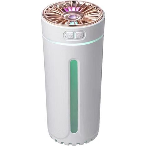 Humidificateur d'air avec arrêt automatique, atomiseur USB portable pour voiture (blanc) (1/4)