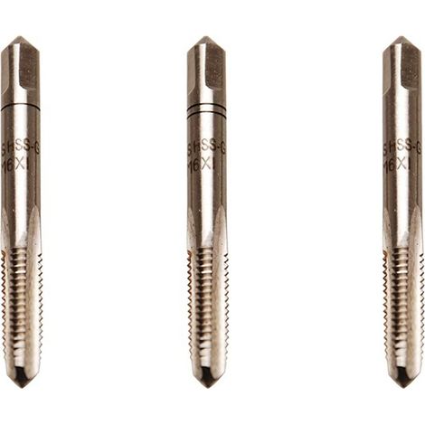 Jeu de 3 tarauds hss-g filetage standard m 6 x 1.00