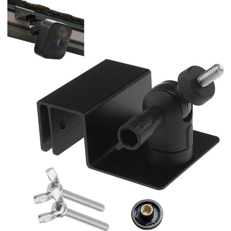 Dachrinnenhalterung für Blink Outdoor (4. Generation) und Blink XT/XT2 Kameras, 360° verstellbare Aluminiumhalterung, Zubehör für Blink Mini/Mini 2 Kameras, schwarz (1/5)