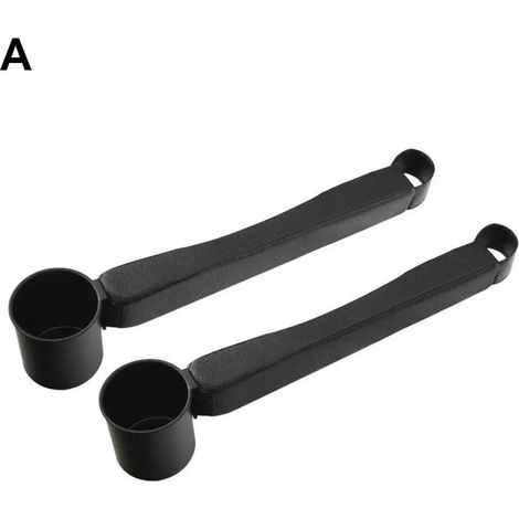 (Noir) Lot de 2 boîtes de rangement pour siège auto avec porte-gobelet et porte-monnaie, compartiment pour portefeuille et téléphone. (1/5)