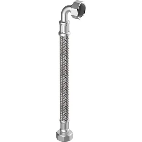 Flamco Meiflex Panzerschlauch Heizung 1 Zoll IG x 1" Bogen, 300 mm, M4327.0234.30