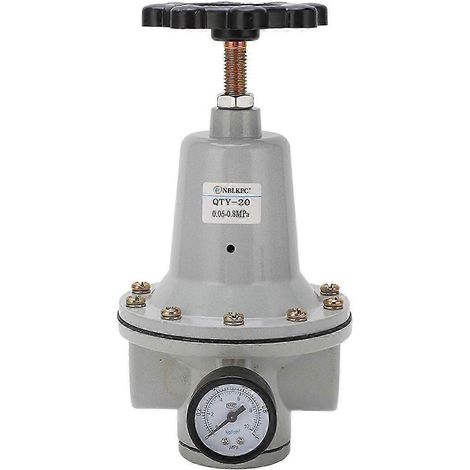 Kit de régulateur de pression pour système d'air comprimé avec détendeur pneumatique et manomètre (QTY20 G) (1/4)