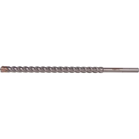 Makita Broca de Martillo Nemesis B-20133 SDS-Max 26 x 520 mm, herramienta profesional para perforaciones en concreto y materiales resistentes, diseño reforzado, evacuación optimizada de residuos, colo