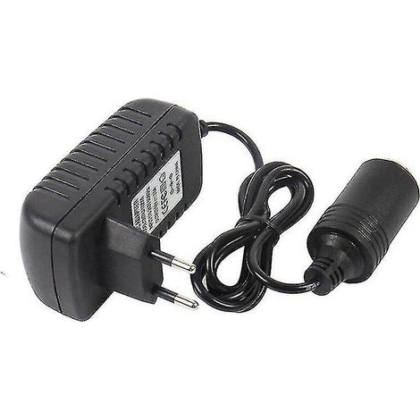 Tragbarer 220-V-auf-12-V-Auto-Zigarettenanzünderadapter – EU-Stecker