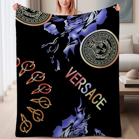 Couverture de lit en polaire, jeté doux et chaud pour le printemps, légère et luxueuse en microfibre de polyester, décoration intérieure, ajout parfait à la décoration intérieure, cadeau parfait pour (1/4)