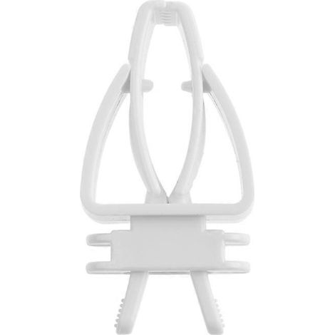 Porte-nourriture pour oiseaux, clip à fruits pour perroquets, accessoire en plastique pour os de seiche, outil d'alimentation pour perroquets, fixation de cage en plastique robuste. (1/4)