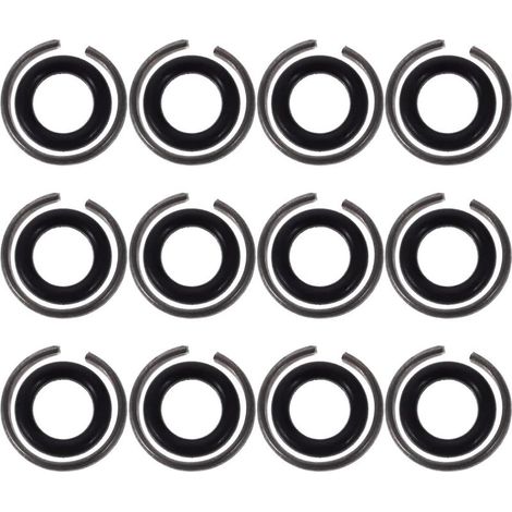 Bagues De Retenue pour Clé À Chocs : 12 Ensemble 1/2 Bague De Retenue pour Clé À Chocs avec Joint Torique pour À Pneumatique (1/5)
