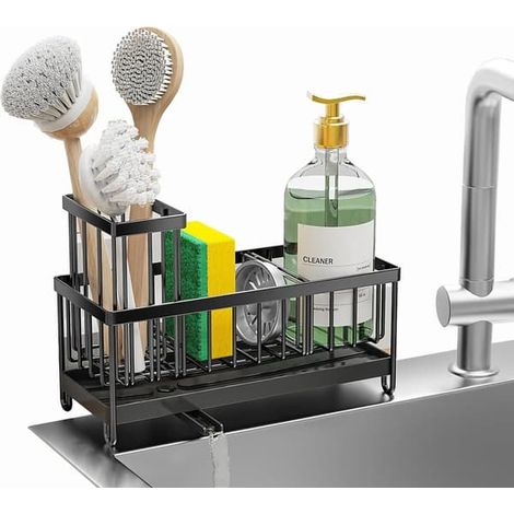 Égouttoir à vaisselle en acier inoxydable, range-vaisselle/organisateur, organisateur d'évier, rangement de cuisine-AquaForge (1/5)