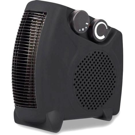 Volteno Termoventilatore Elegante Portatile Nero
