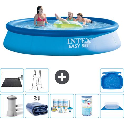 Intex Piscine Easy Set Ronde - 396x84 cm - 9-pièces S31125 (1/5)