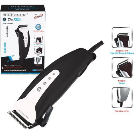 Trade Shop - Taglia Capelli Rasoio Professionale Elettrico Regolatore Di Barba Filo Ta-ca024 - (1/4)