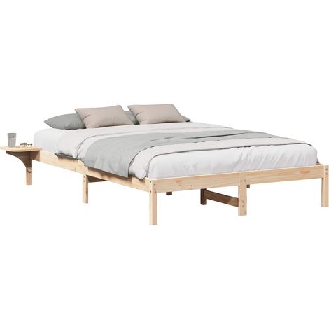 Maison Exclusive - Estructura de cama Natural 150 x 200 cm Madera