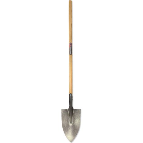 Pelle Irlandaise Pointe, Acier Carbone, Manche en Frêne, Pelle de Terrassement pour Tranchées, Terre, Tourbe et Gazon, Usage Intensif (1/5)