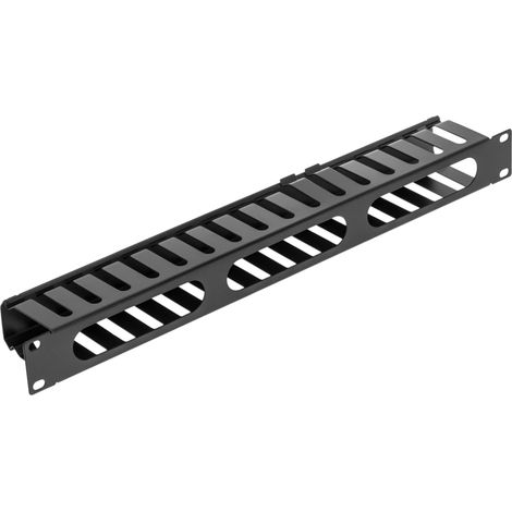 RackMatic - Guide câbles pour serveur rack 19" 1U Panneau de gestion de câbles 80mm (1/5)