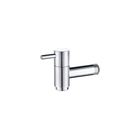 Rubinetto a parete per acqua fredda per bagno, giardino, lavaggio pavimenti, piscina e lavatrice, cromato - Crezuo