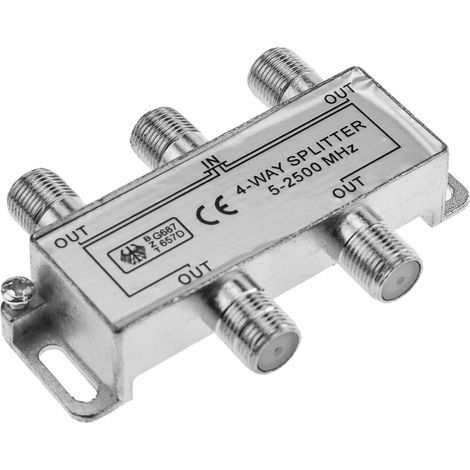 BeMatik - 4 Distributeur TV Way (Splitter) (1/5)