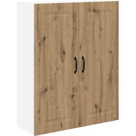 Meuble mural de cuisine,Armoire de cuisine Chêne artisanal 80 x 31 x 100 cm CFW51147 (1/5)