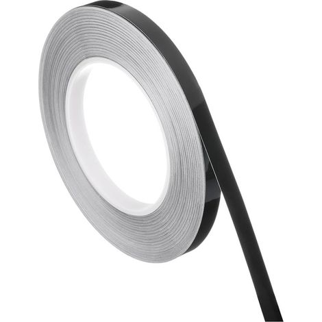 Film autocollant pour carrelage de cuisine noir, 1 cm x 50 m, bande d'étanchéité imperméable pour mur de cuisine (1/5)