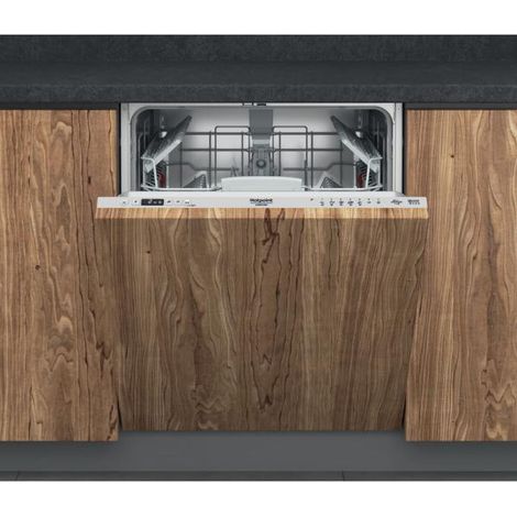 Lave-vaisselle tout encastrable 14 couverts – Moteur induction silencieux 43dB – Consommation 9,5L par cycle – Classe énergétique D (1/5)