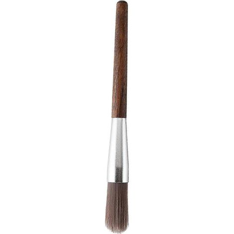 Brosse de nettoyage à manche en bois, poils en fibres naturelles-13cm (1/5)